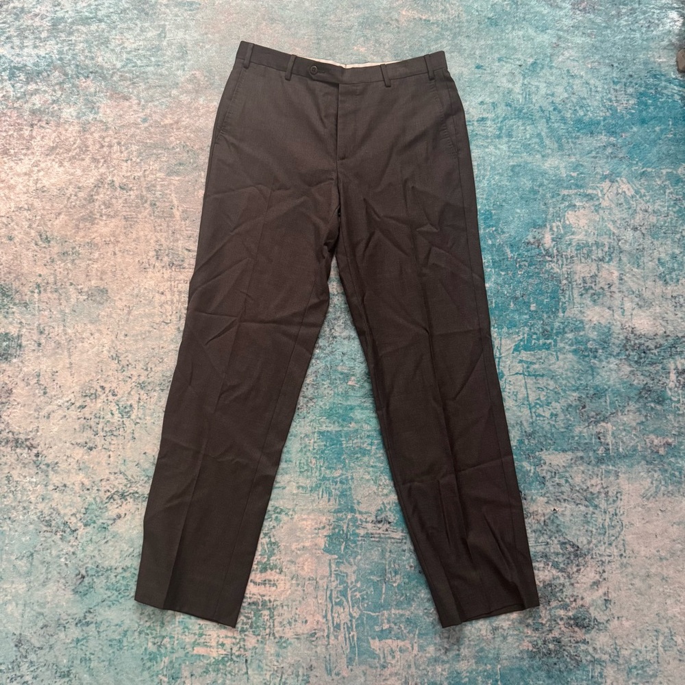 Men's Zanella Charcoal Dress Pants